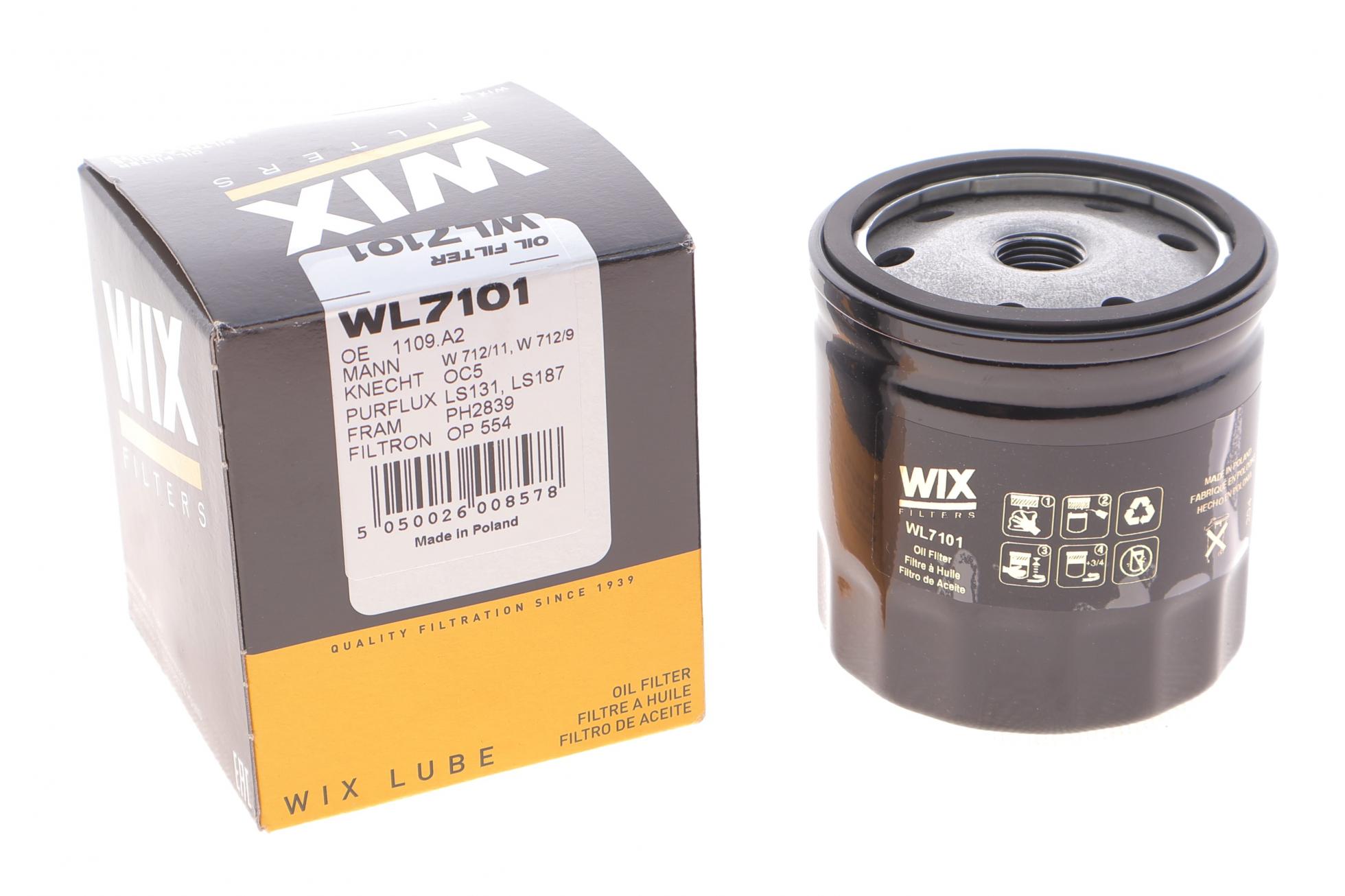 WL7101 WIX FILTERS